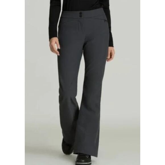 Aether Apparel Descent Slim Fit Waterproof Ski Snow Pants in Black, Size 2